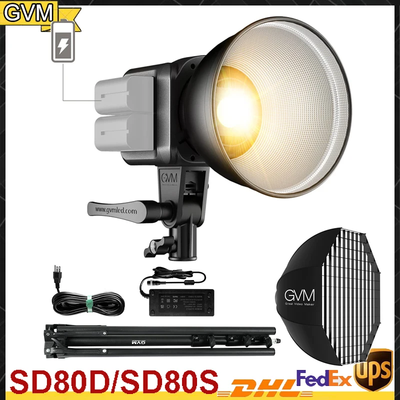 Photography Video Lighting Kit - طقم إضاءة فيديو LED نهارية GVM