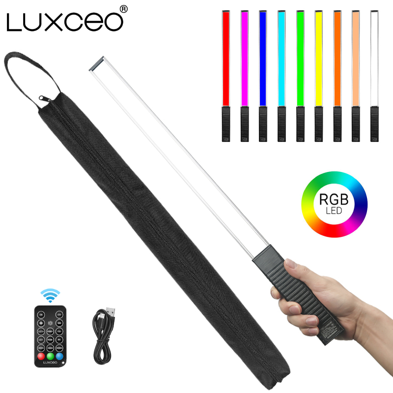 Photography Lighting Youtube - LUXCEO Q508A يده RGB فيديو أنبوب