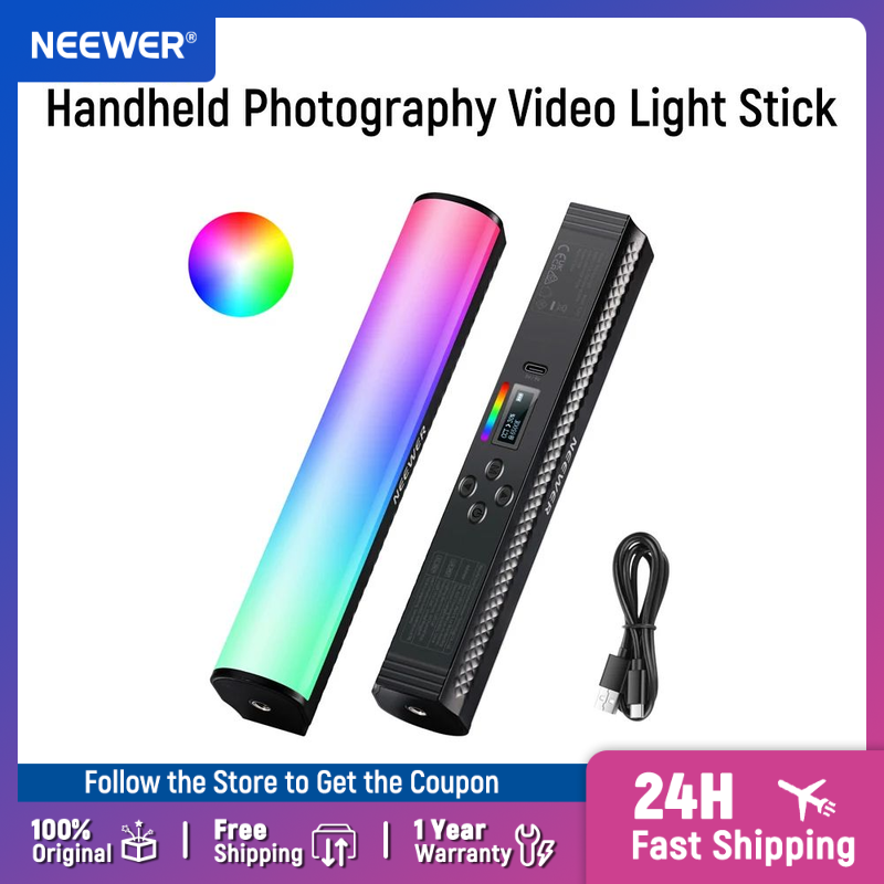 Photography Lighting Youtube - NEEWER RGB عصا الضوء مع APP
