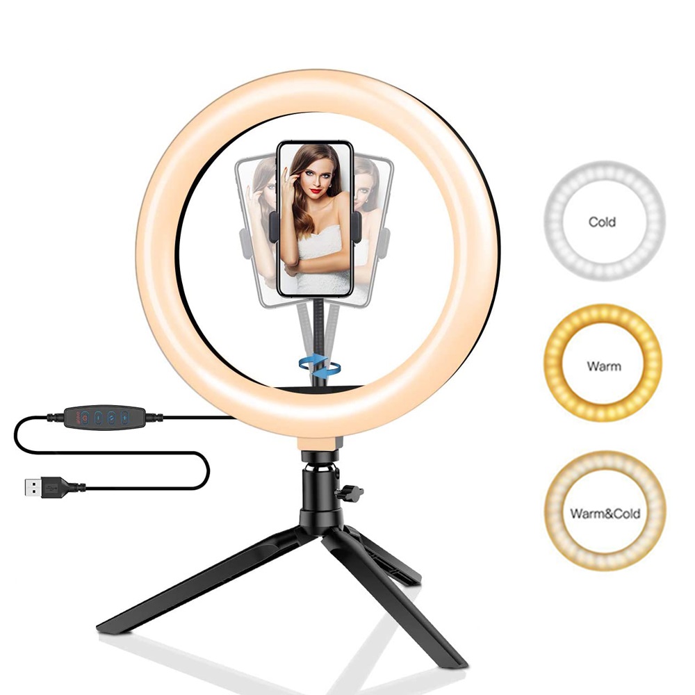 Photography Lightning - 26 سنتيمتر 10 بوصة Led حلقة