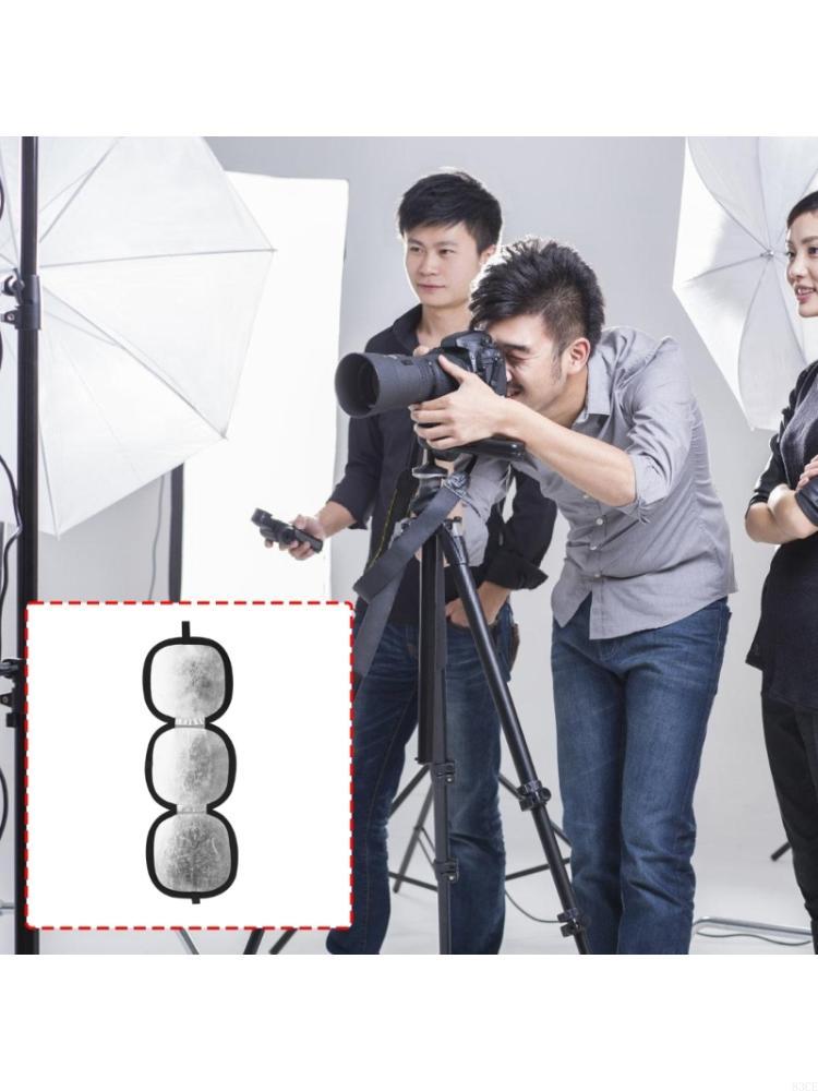 Photography Lighting Assistant - بطاقة رمادية محمولة قابلة للطي لإعدادات