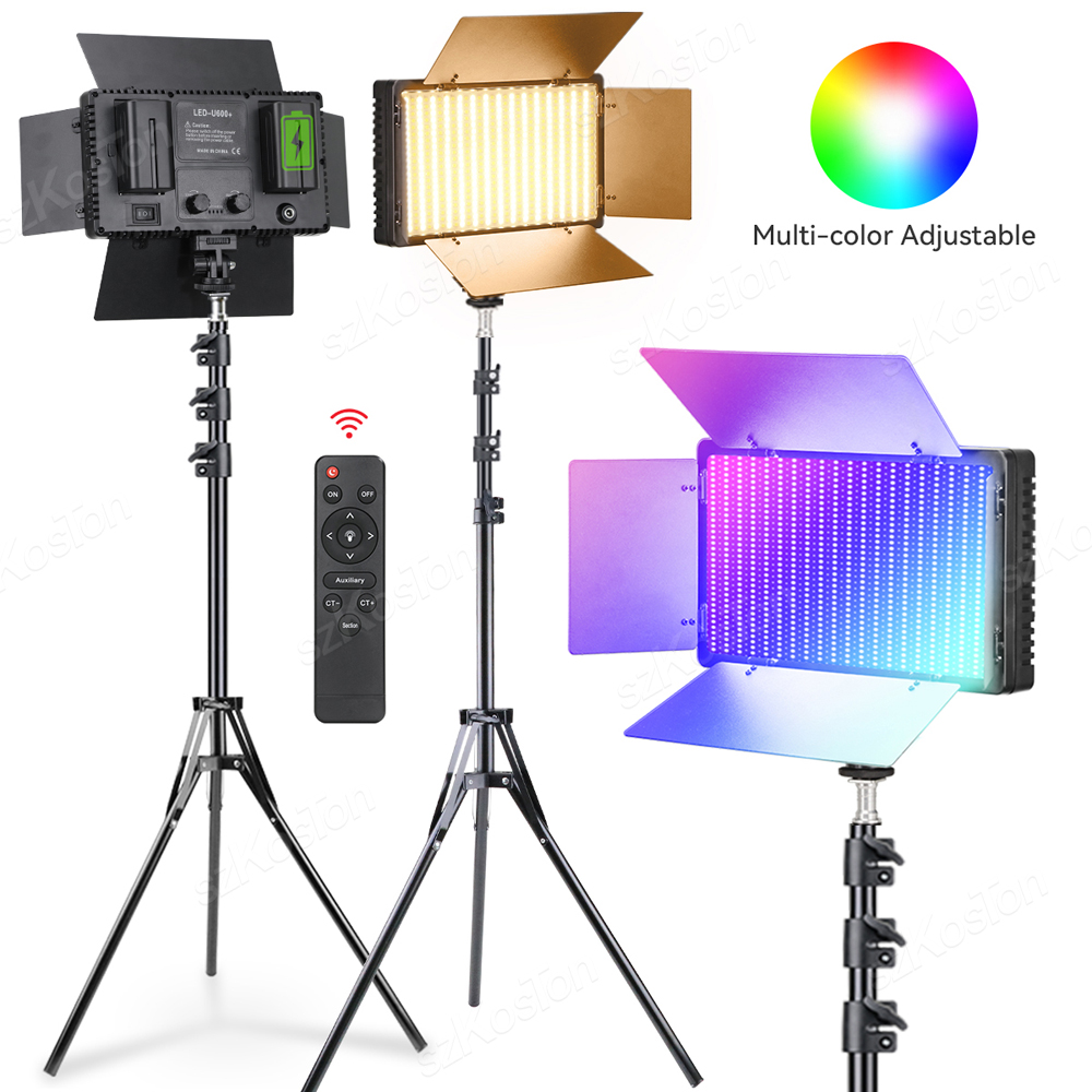 Photography Lighting Youtube - لوحة إضاءة التعبئة LED للتصوير RGB