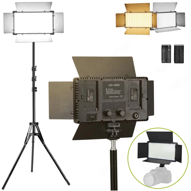 Photography Lighting Youtube - U800 U600 LED صور استوديو الفيديو