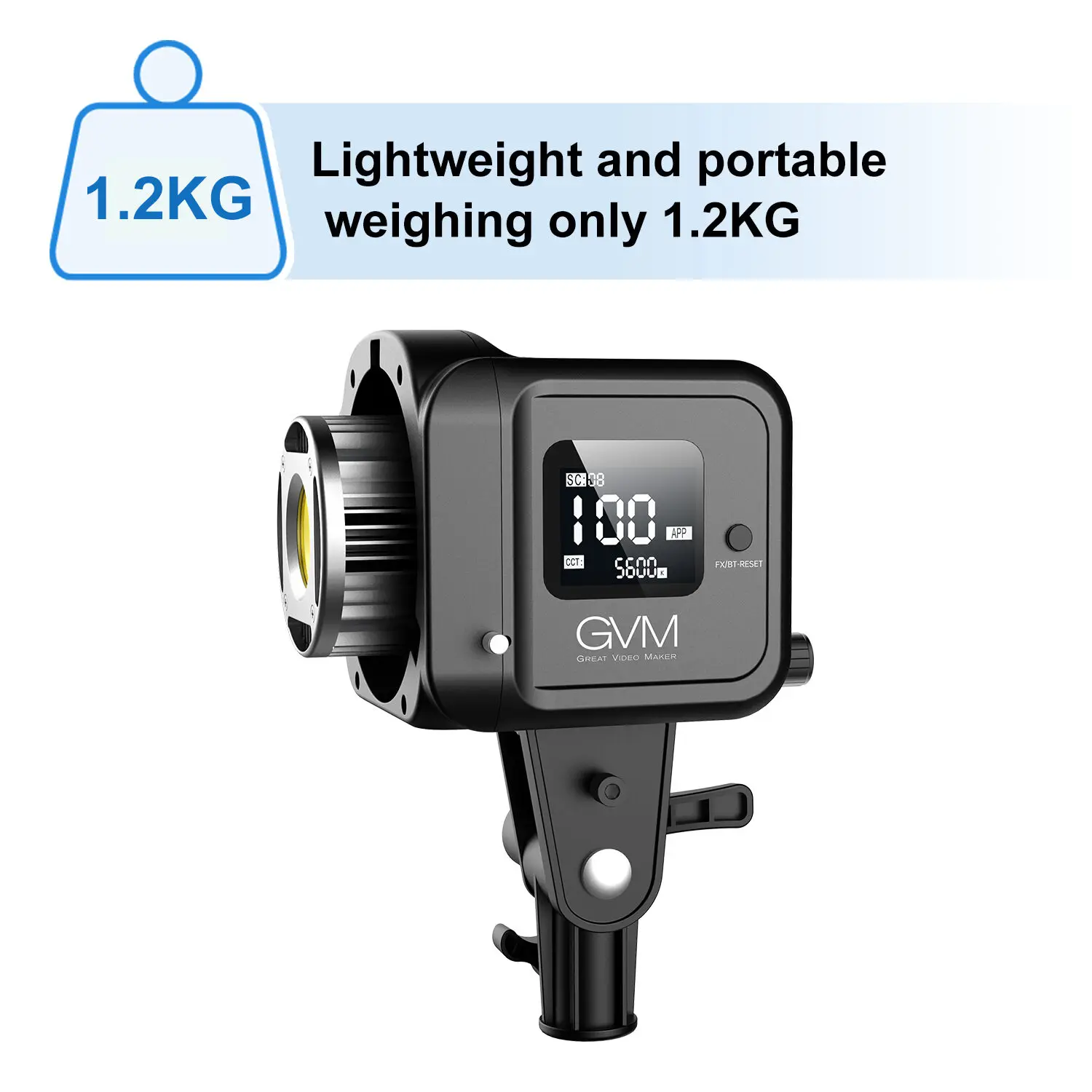طقم إضاءة فيديو LED نهارية GVM - مراجعة Photography Video Lighting Kit وسعره