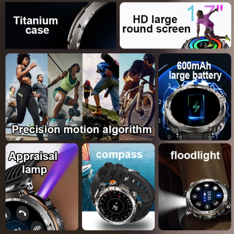 ساعة ذكية للرجال مع مصباح يدوي - مراجعة Photography Lighting Assistant وسعره