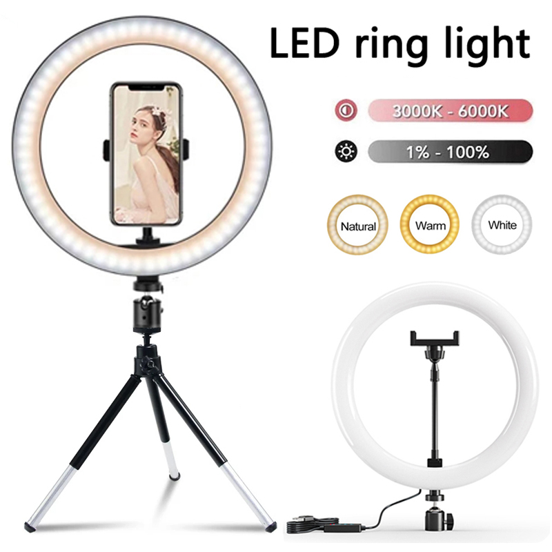 ضوء حلقي LED مقاس 12 بوصة للتص - مراجعة Photography Lighting Youtube وسعره
