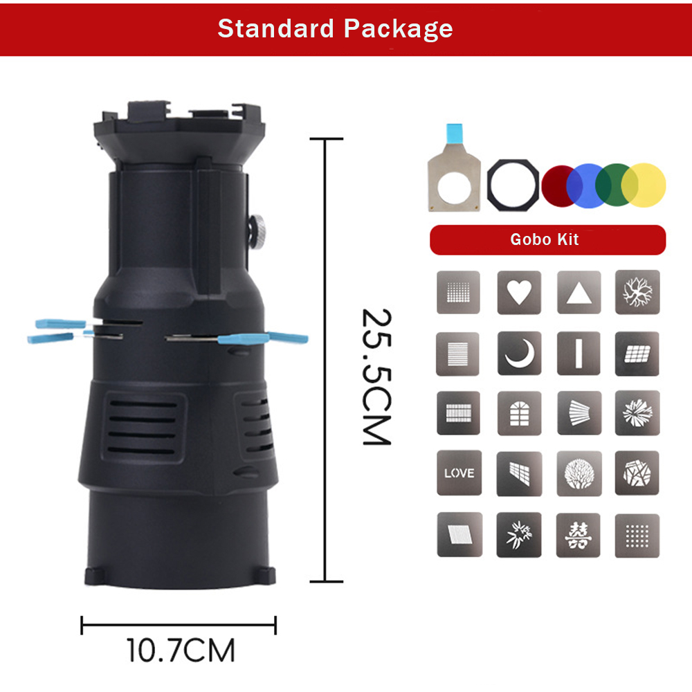 جهاز عرض ضوئي بقوس بونز مع أنم - مراجعة Photography Video Lighting Kit وسعره