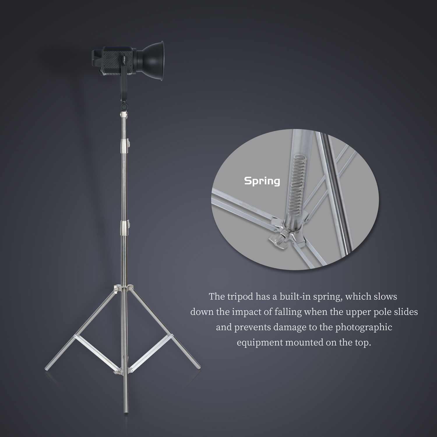 SH 2.8M الفولاذ المقاوم للصدأ  - مراجعة Photography Lightning وسعره