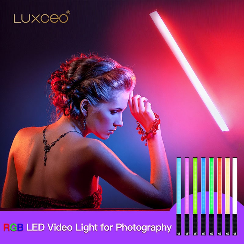 LUXCEO Q508A يده RGB فيديو أنب - مراجعة Photography Lighting Youtube وسعره