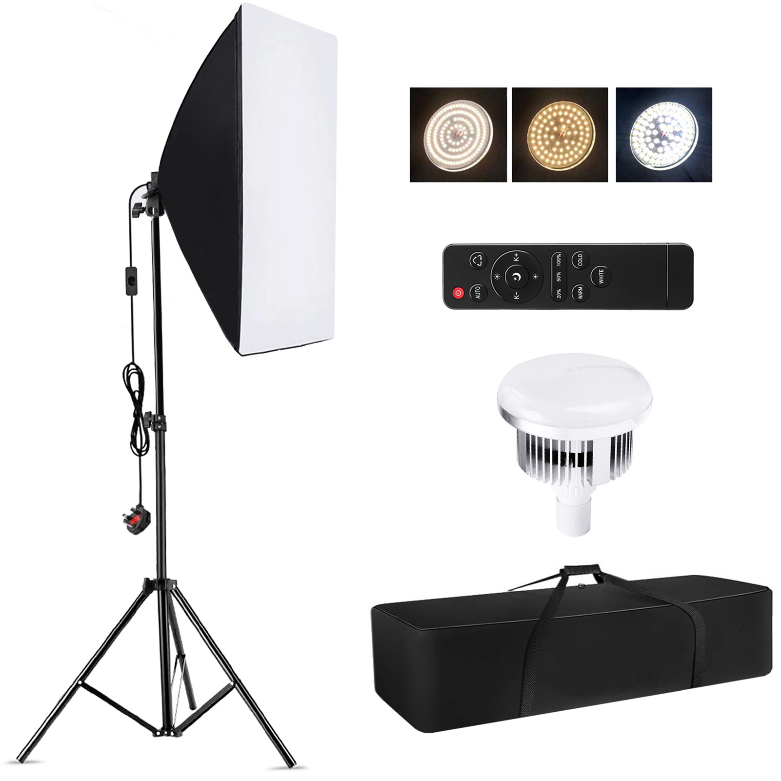 طقم إضاءة استوديو التصوير من ك - مراجعة Photography Video Lighting Kit وسعره