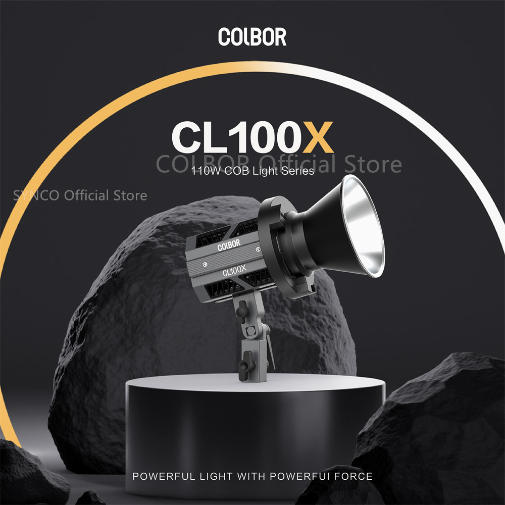 COLBOR-CL100X COB LED ضوء ، مص - مراجعة Photography Lighting Youtube وسعره