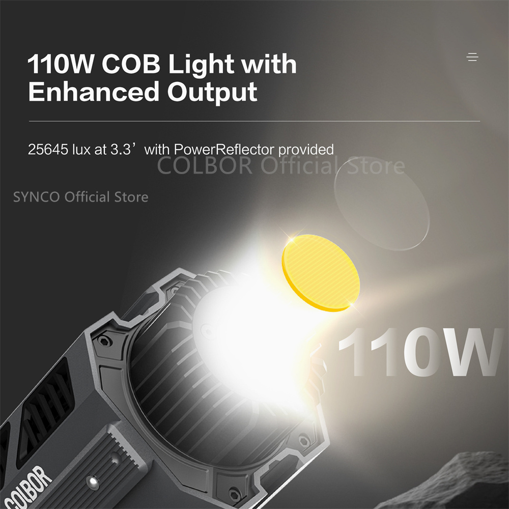 COLBOR-CL100X COB LED ضوء ، مص - مراجعة Photography Lighting Youtube وسعره