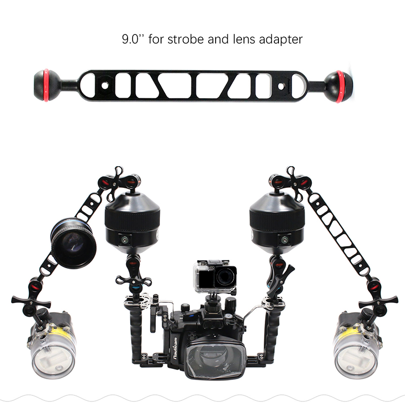 Nitescuba محول كرة ألومنيوم لل - مراجعة Photography Video Lighting Kit وسعره