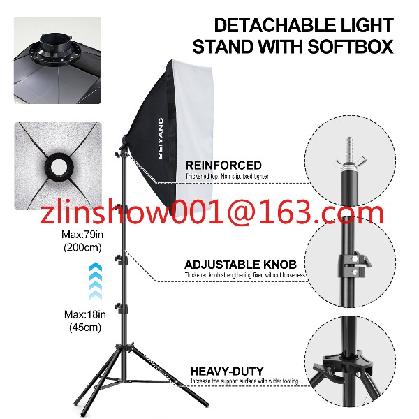 معدات استوديو الصور 2.6*3 م/2* - مراجعة Photography Lighting Kit With Backdrop وسعره