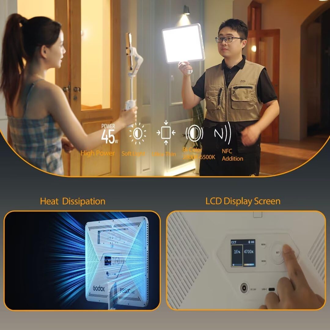 Godox P260C Pro LED لوحة إضاءة - مراجعة Photography Lighting Youtube وسعره