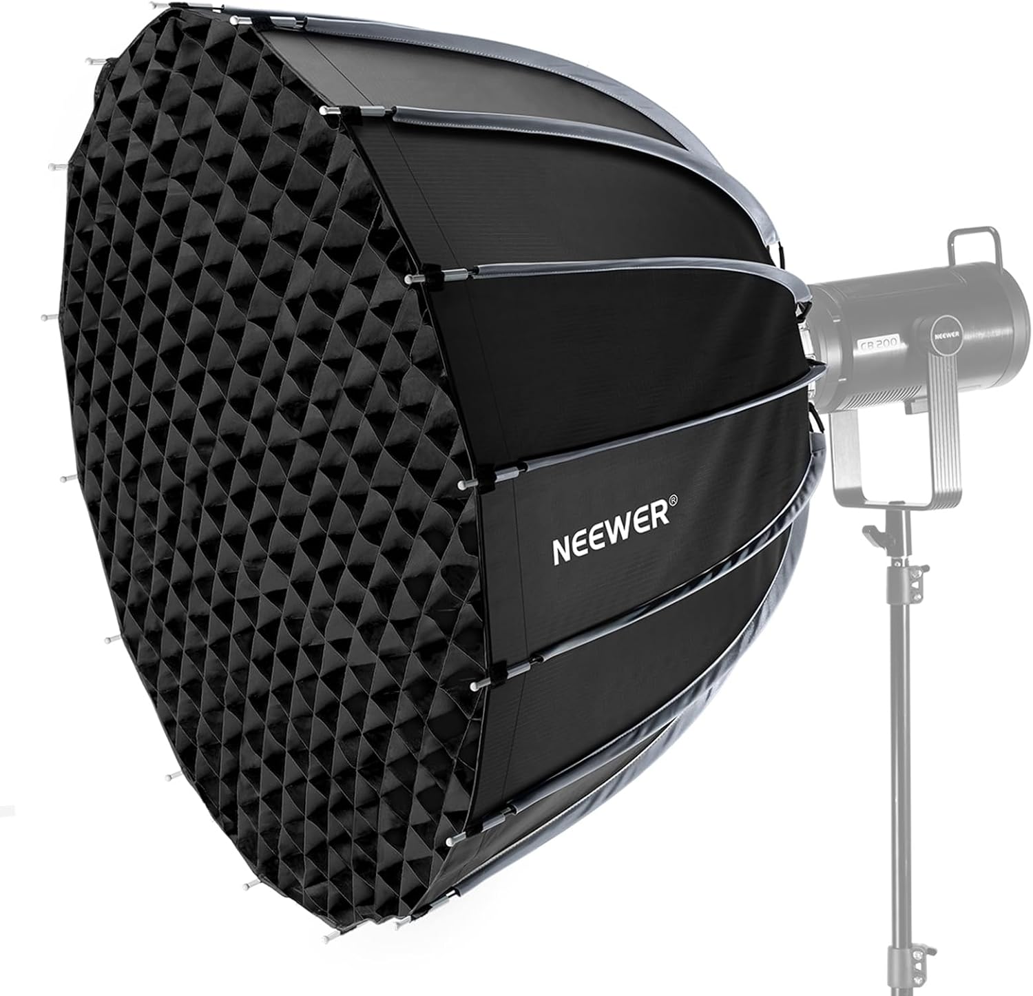 صندوق إضاءة بارابولي مع قاعدة  - مراجعة Photography Video Lighting Kit وسعره