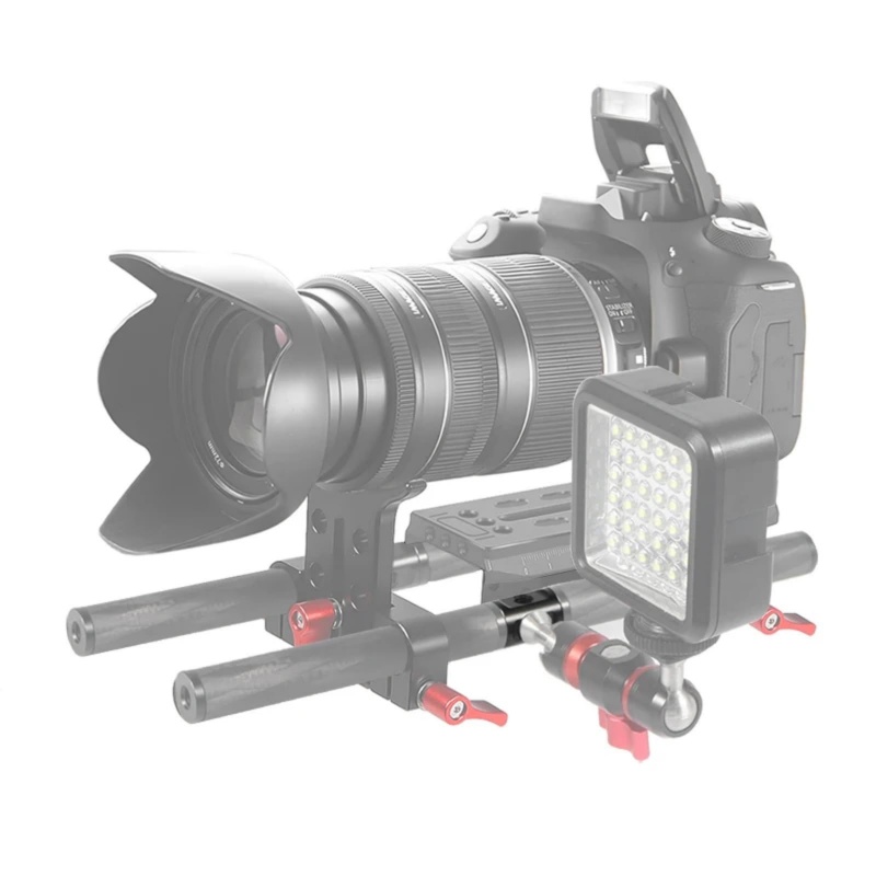 محول توصيل أنبوب ألومنيوم ببرغ - مراجعة Photography Lighting Youtube وسعره