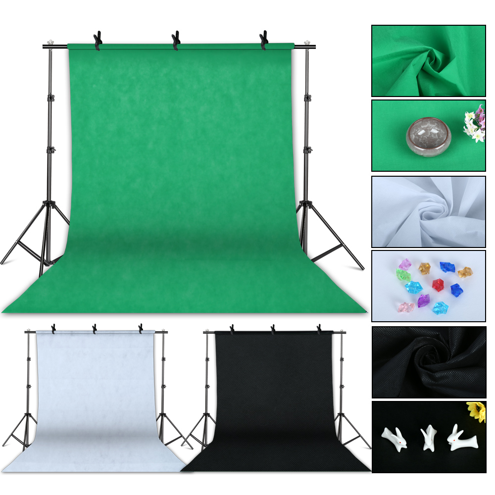 طقم إضاءة سوفت بوكس لاستوديو ا - مراجعة Photography Lighting Kit With Backdrop وسعره