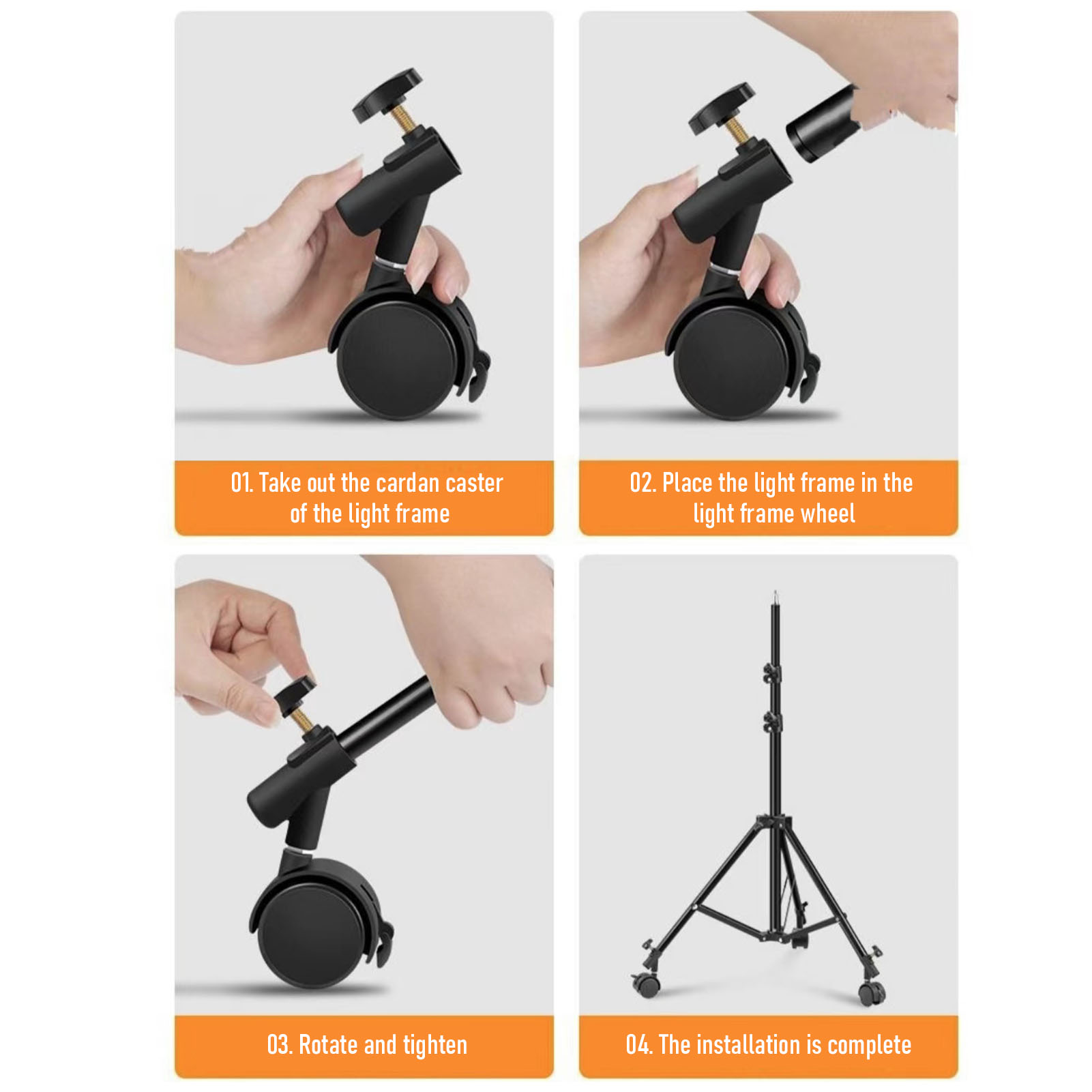 مجموعة من 3 عجلات مرنة بقطر 16 - مراجعة Photography Video Lighting Kit وسعره