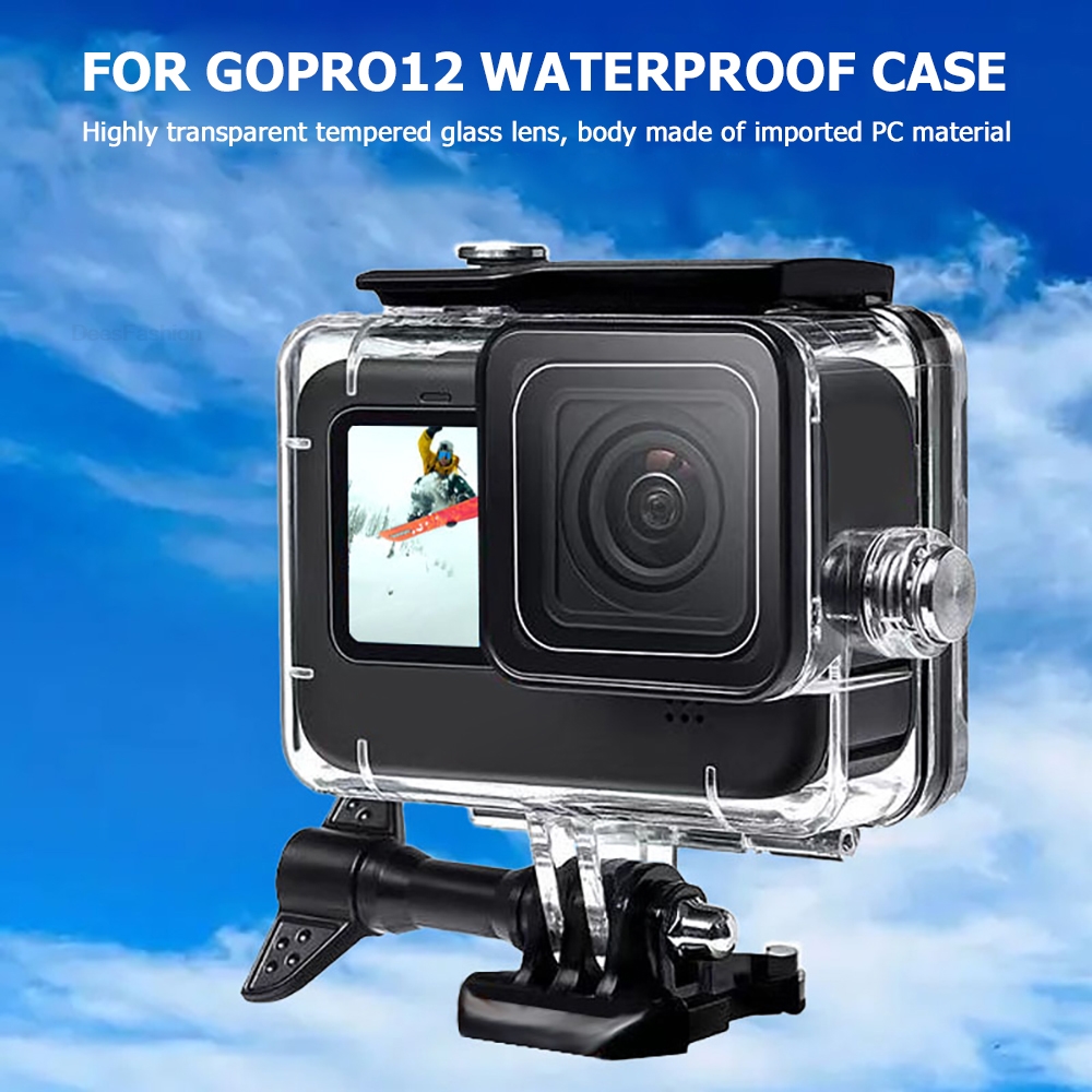حافظة مقاومة للماء لكاميرا GoP - مراجعة Gopro Action Camera Hero 12 Black وسعره
